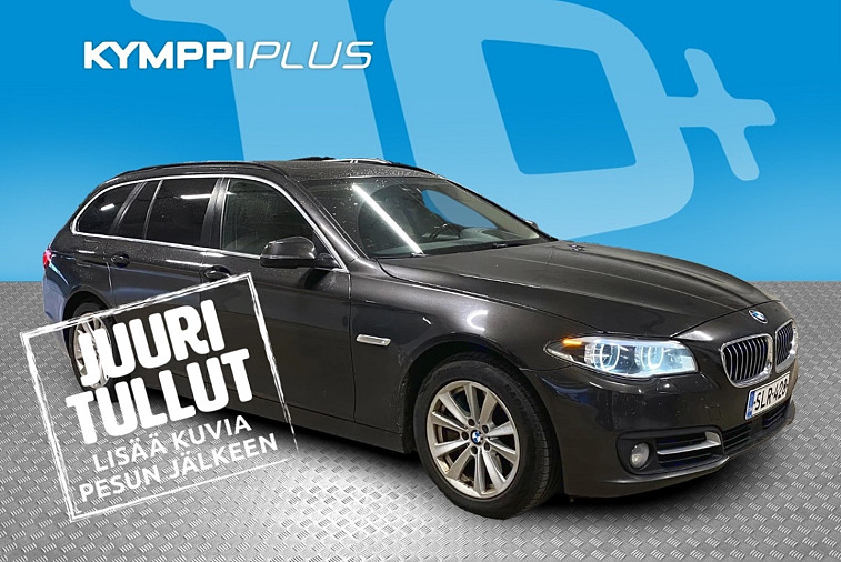 BMW 530 F11 Touring 530d TwinPower Turbo A Limited xDrive Edition Exclusive - Webasto kaukosäädöllä / Urheiluistuimet / Nahkaverhoilu / Adaptiiviset LED / HUD / Tutkat / Sähköinen vetokoukku / HiFi / Lämmitettävä ratti /