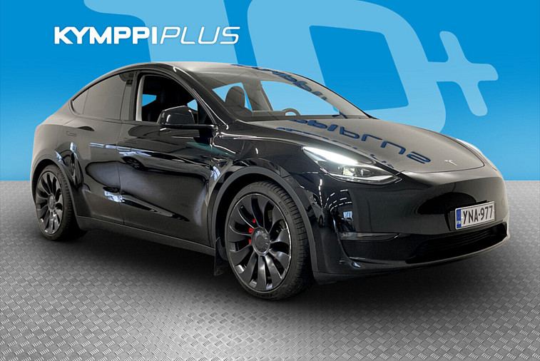 Tesla Model Y Performance - Performance 457 hv, adaptiivinen vakionopeudensäädin, lämpöpumppu, akuston esilämmitys, neliveto, lasikatto, sähköluukku, lämmitettävä ratti, CarVertical puhdas, katveavustin