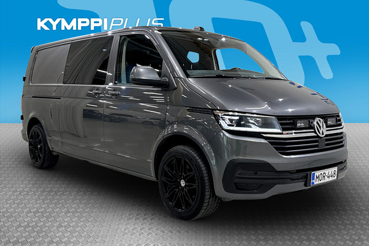 Volkswagen Transporter umpipakettiauto Pitkä 2,0 TDI 150 kW 4Motion DSG 3200kg (MAR) - Sis. ALV 25.5% / ACC / Webasto kake / P.kamera / Koukku / Bt / Tutkat / Tav.tilan puhallin /