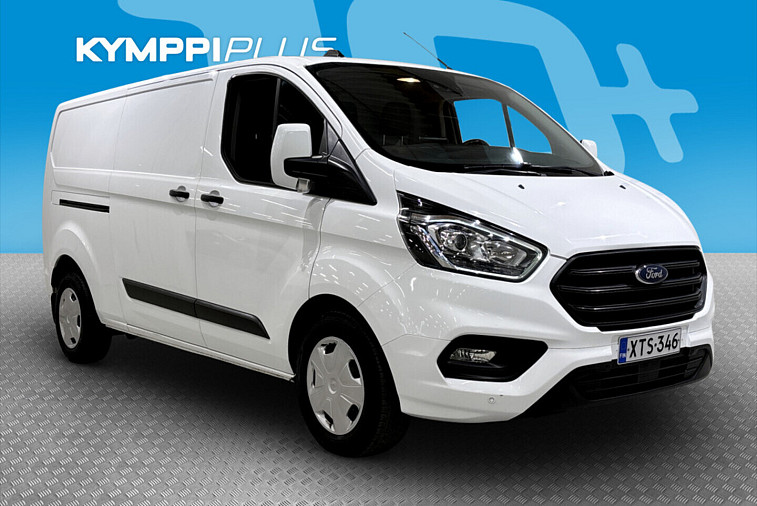 Ford Transit Custom 320 2,0TDCi 130 hv A6 Etuveto Limited Van N1 L2H1 - ACC / BT / Vaneroint / Webasto / Liukuovet molemmin puolin / P. Kamera /
