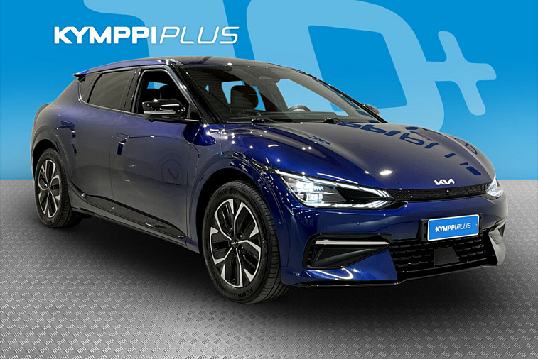 Kia EV6 GT-Line AWD 77 kWh 325 hv - ** Premium Relaxation -etuistuimet tuuletuksella / Meridian Premium Surround Sound / ACC / HUD / 360 kamera / Lämpöpumppu / Bi-Led