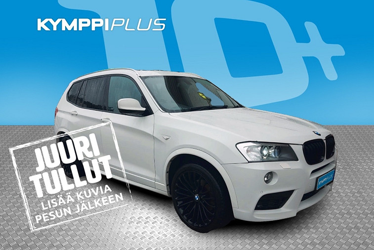 BMW X3 xDrive35d TwinPower Turbo A F25  M-sport** Nahkasisusta / Panoraama / Koukku / Adaptiiviset valot - Sport nahat