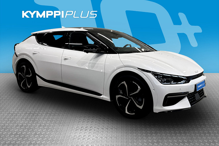 Kia EV6 GT-Line AWD 77 kWh 325 hv - ACC / LED / Lämpöpumppu / Meridian äänentoisto / HUD / 360 kamera