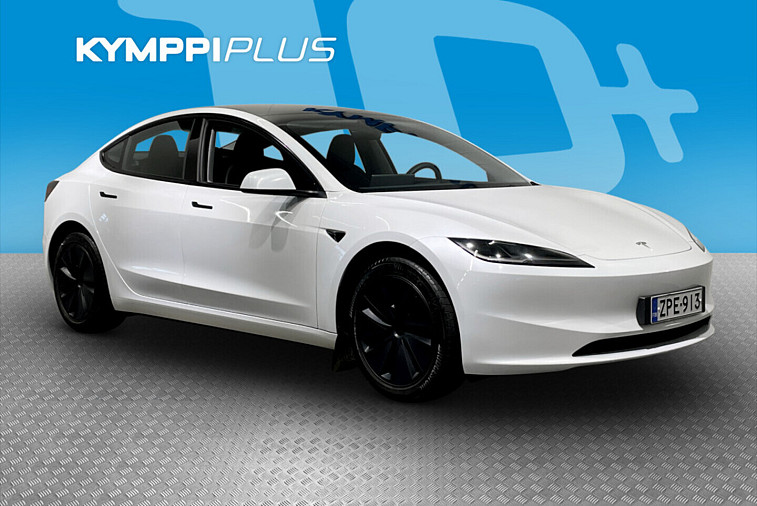 Tesla Model 3 Standard Range Plus - Suomi-auto, adaptiivinen vakionopeudensäädin, lasikatto, lämpöpumppu, akuston esilämmitys, muistilla varustettu kuljettajan istuin, lämmitettävä ohjauspyörä, sähkötoiminen takaluukku, vetokoukku