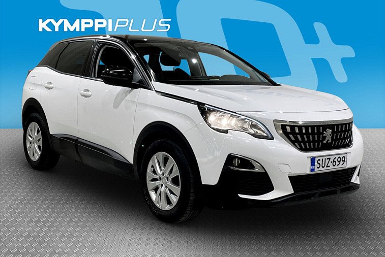 Peugeot 3008 Active PureTech 130 EAT8-automaatti - ** Apple CarPlay / AndroidAuto / Bluetooth / Led- päiväajovalot / Digimittaristo / Kaistavahti / Tutkat eteen ja taakse / Vakionopeudensäädin **
