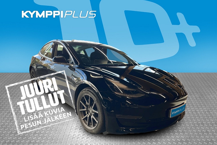 Tesla Model 3 Long-Range Dual Motor AWD - LED / ACC / P.kamera / Kaistavahti / Blis / P.tutka / Navi / Koukku / Suomi-auto / Lasikatto / SoH 88,4% / 2x Renkaat
