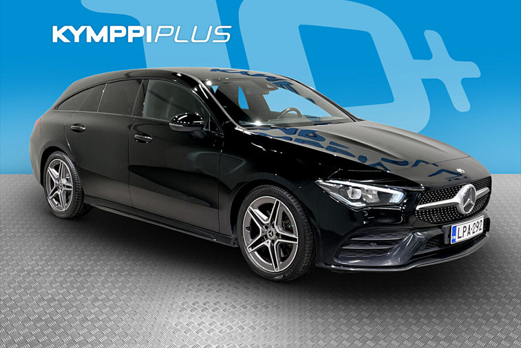 Mercedes-Benz CLA 200 d 4MATIC A Shooting Brake Business AMG - LED -ajovalot / Webasto / Sähköinen takaluukku / Peruutuskamera / Apple CarPlay & Android Auto / Urheiluistuimet / Nahka-Alcantara verhoilu