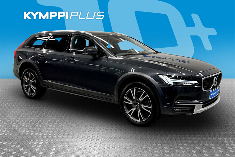 Volvo V90 Cross Country D5 AWD Pro aut - Webasto / Ilmajousitus / 360 kamera / Vetokoukku / Nahkaverhoilu