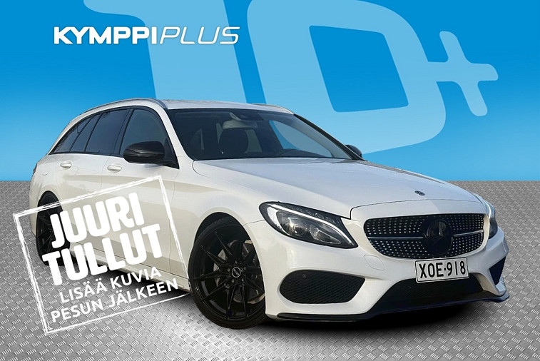 Mercedes-Benz C 220 d T A Business AMG - AMG paketti / High performance LED / Navigointi / Vetokoukku / Nahkaverhoilu