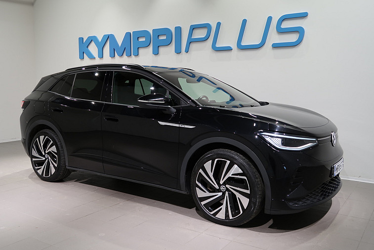 Volkswagen ID.4 GTX Dual Motor AWD,  akku 77 kWh - Lämpöpumppu / IQ.Light / 2xrenkaat vanteilla / Alletaituva koukku / Lämmitettävä ohjauspyörä