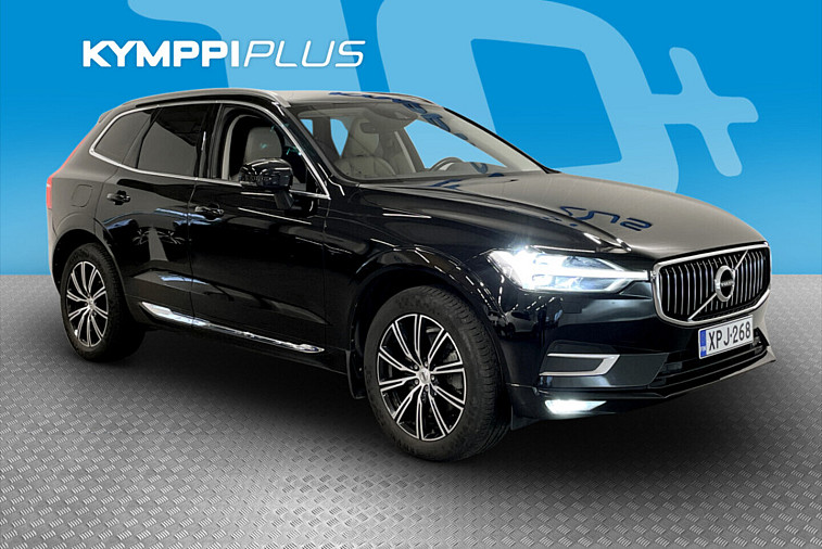 Volvo XC60 B4 AWD MHEV Business Inscription aut - Siisti Volvo vaalealla nahkasisustalla - Adapt. vakkari / VOC / Katveavustin / Kaistavahti