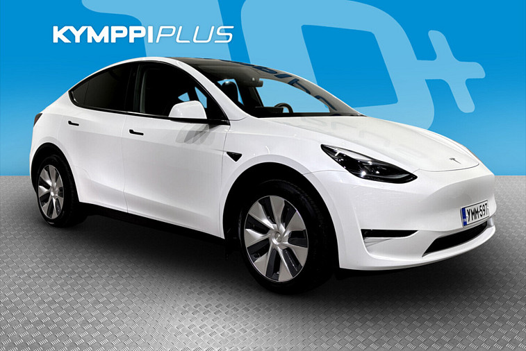 Tesla Model Y Long Range - Koukku / Panorama / ACC / Nahat / Lämpöpumppu / Etä-ohjelmistopäivitykset / Premium Audio / Sähköluukku / Matrix-LED
