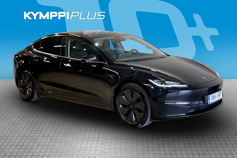 Tesla Model 3 Rear-Wheel Drive - Takuu voimassa / Nahkaverhoilu / Ilmastoidut penkit / Navigointi / Peruutuskamera / Adaptiivinen vakionopeudensäädin / LED-ajovalot