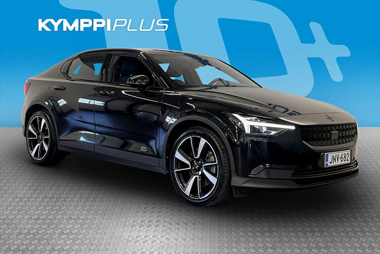 Polestar 2 Standard Range Single Motor, 170kW, 64kWh - SoH 92.8% / Plus / P.Kamera / CarPlay / Lämpöpumppu / 2 x renkaat ja vanteet