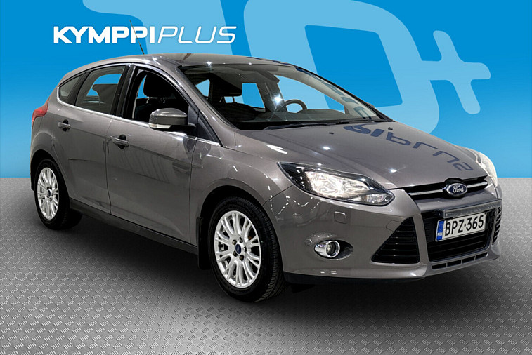 Ford Focus 1,6 125 hv PowerShift Titanium A6 5-ovinen - ** Vakkari / Moottorilämmitin / Lämmitettävä tuulilasi / Aut.ilmastointi / Tutka taakse / Lisävalo / Suomi-auto **