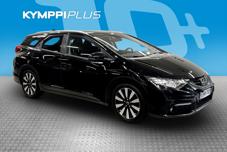 Honda Civic Tourer 1,8i Lifestyle Business HID - Juuri huollettu / Koukku / Kamera / Vakkari