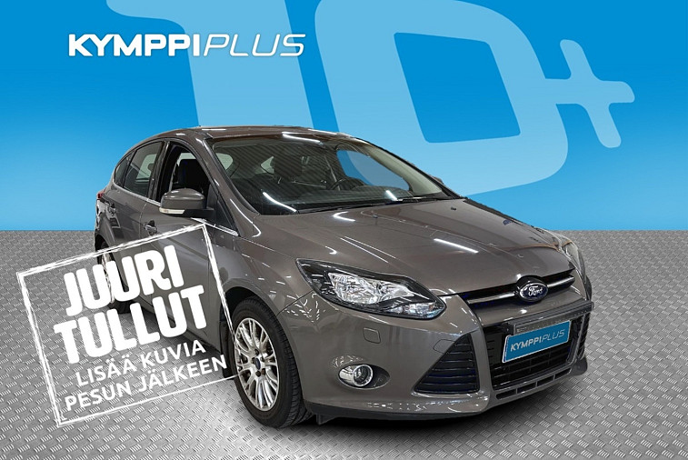 Ford Focus 1,6 125 hv PowerShift Titanium A6 5-ovinen - ** Vakkari / Moottorilämmitin / Lämmitettävä tuulilasi / Aut.ilmastointi / Tutka taakse / Lisävalo / Suomi-auto **