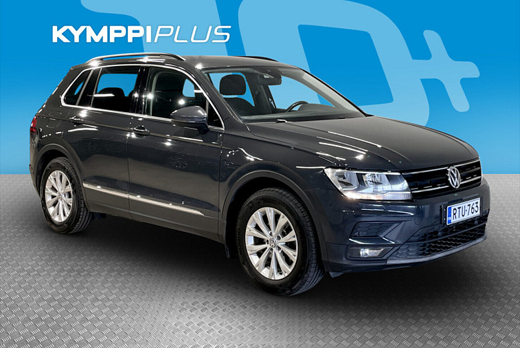 Volkswagen Tiguan Comfortline 2,0 TDI SCR 110 kW (150 hv) 4MOTION DSG-automaatti - Webasto / Suomi-auto / Vetokoukku / Kahdet renkaat vantein / Urheilu-mukavuusistuin / Tutkat