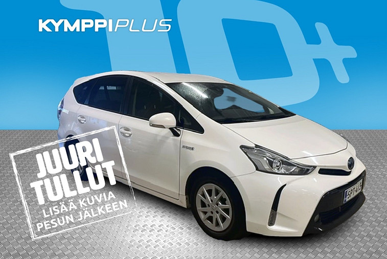 Toyota Prius+ Premium - 7-paikkaisuus / Moottorinlämmitin sisäpuhaltimella / Puolinahat / Peruutuskamera / Kaistavahti / Avaimeton kulku ja -käynnistys