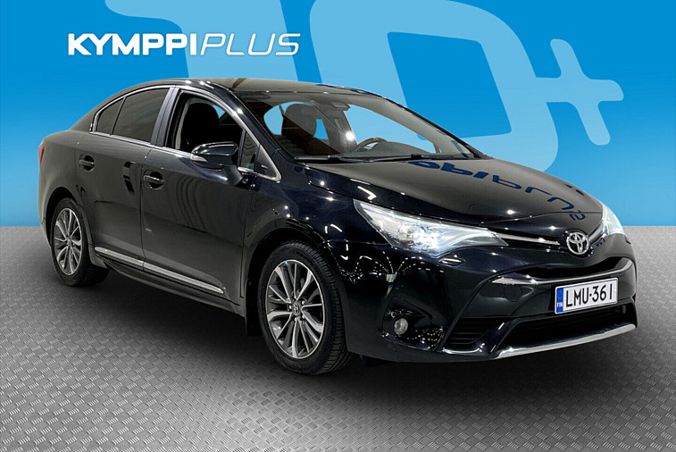Toyota Avensis 1,6 D-4D Active Sedan - ** Led- valot / Kaukovaloautomatiikka / Bluetooth / Navi / Kamera / Kaistavahti / 2x renkaat vantein **