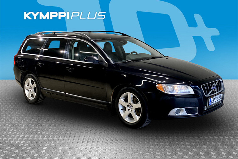 Volvo V70 D4 AWD Edition aut - Kahdet renkaat vantein / Nahkaverhoilu / Vetokoukku / Pysäköintitutka / Webasto / Xenon / Vakionopeudensäädin