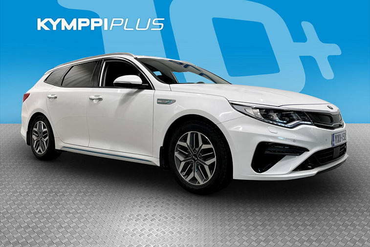 Kia Optima 2,0 GDI PHEV Business Premium SW A/T / Vetokoukku / Harman Kardon / ACC / LED / Sähköluukku - Vetokoukku / Harman Kardon / Peruutuskamera / Mukautuva vakionopeudensäädin / Lämmitettävä ohjauspyörä / Sähkösäätöinen kuljettajan istuin muistilla / Sähkötoimi