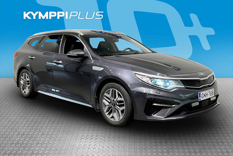 Kia Optima 2,0 GDI Plug-in Hybrid Edition SW A/T - 360 kamera / Tuuletetut Nahat / Lasikatto avattava / Adapt.vakkari / Blis / Kaistavahti  / Merkki huollettu