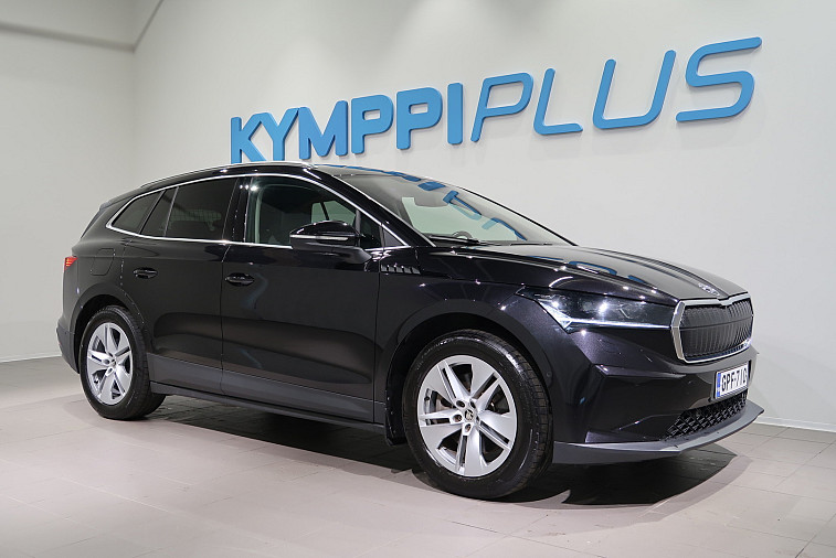 Skoda Enyaq 80 iV - Matrix-led / Lämpöpumppu / Koukku / Sähköinen kuskin istuin muistilla / P.kamera / 2xrenkaat vanteilla