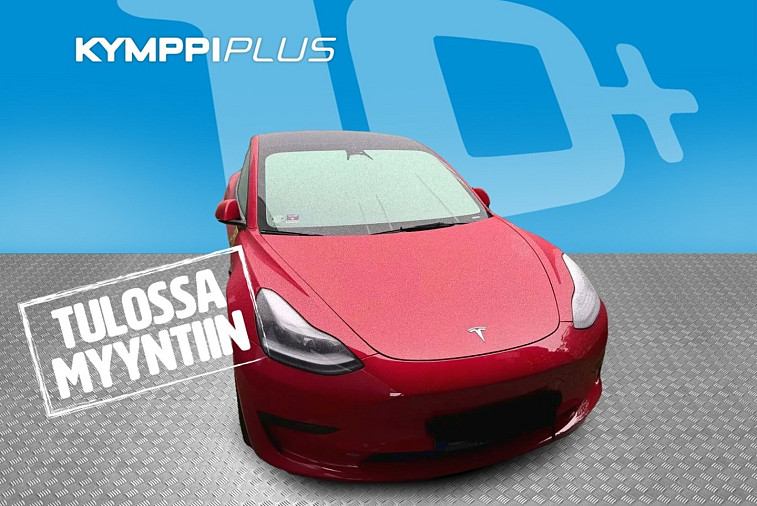 Tesla Model 3 Standard Range Plus - 2x renkaat vanteineen / Matrix Led / Lämpöpumppu / 2x lataus kaapelit