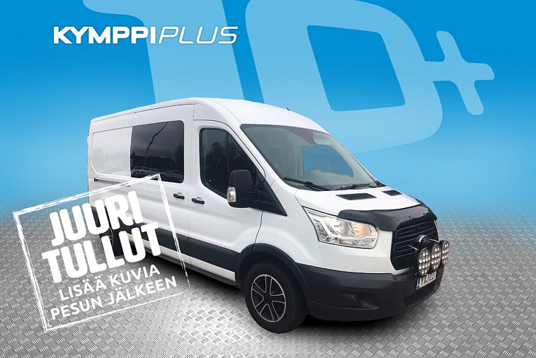 Ford Transit 310 2,0 TDCi 170 hv Trend L3 H2 etuveto 4,19 matkailuauto - / Todella siisti / Webasto / 1+5 paikkaa / P.kamera / 2x sängyt / Mikro / Koukku /