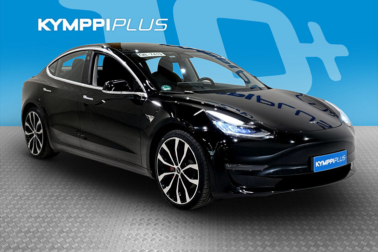Tesla Model 3 Performance Dual Motor AWD - ** FSD / Lasikatto / ACC / Kamera / Navigointi / LED-ajovalot **