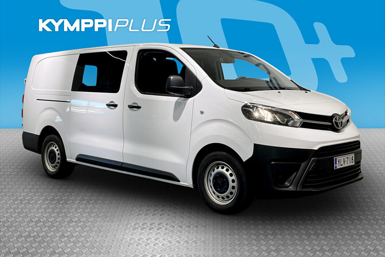 Toyota Proace L2 2,0 D 145 Automatic Edition 5-ovinen - 1-omisteinen Suomi-auto, liukuovet molemmin puolin, vaneroitu tavaratila, väliseinä ikkunalla, Smart Cargo, pariovet takana, pysäköintitutka, vakionopeudensäädin