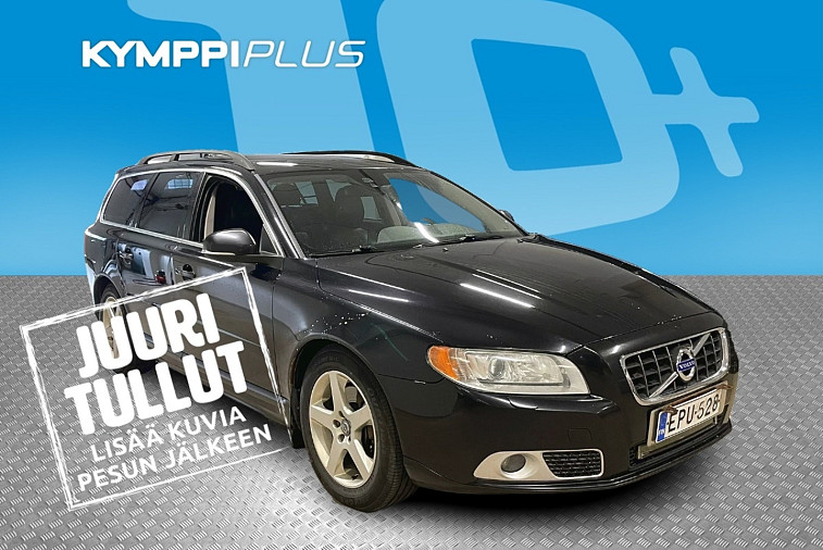 Volvo V70 D4 AWD Edition aut - Kahdet renkaat vantein / Nahkaverhoilu / Vetokoukku / Pysäköintitutka / Webasto / Xenon / Vakionopeudensäädin