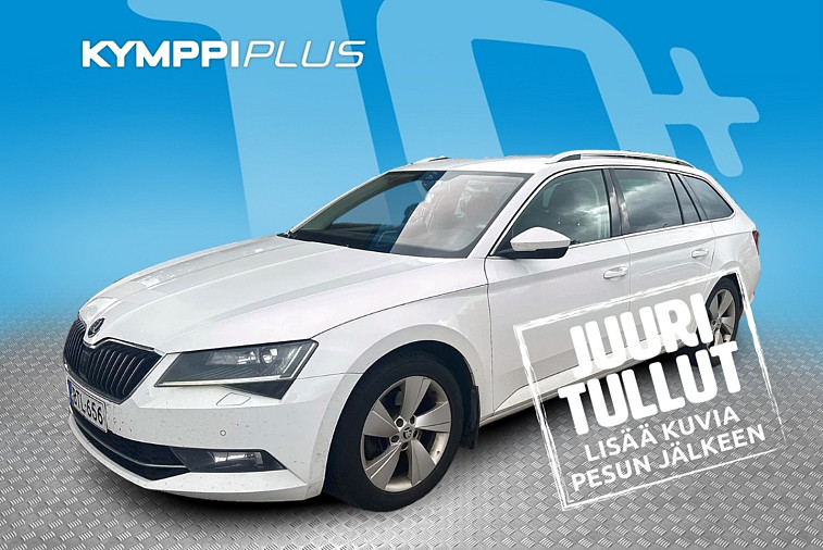 Skoda Superb Combi 1,6 TDI Ambition DSG Autom. - Webasto / P. tutkat / Kessy / Vetokoukku / Xenon / Bluetooth