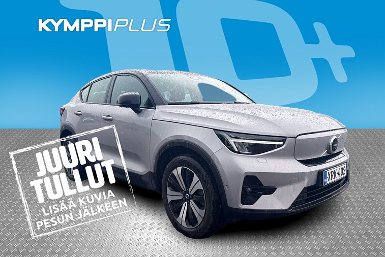 Volvo C40 Recharge Twin Launch Edition aut / SOH. 91.9% / Muistipenkki / Kessy / Navi / 2x renkaat ja vanteet - Akuston esilämmitys / Koukku / ILP / Pano / Acc / Harman&Kardon / Voc / Blis