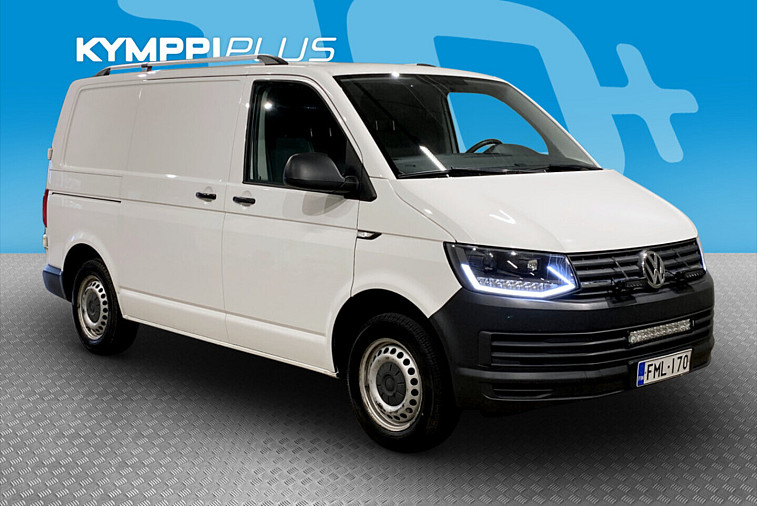 Volkswagen Transporter umpipakettiauto 2,0 TDI 62 kW - Vetokoukku / Pariovet takana / Ilmastointi / Vakionopeudensäädin / Polttoainetoiminen lisälämmitin