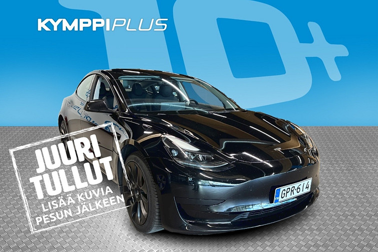 Tesla Model 3 Standard Range Plus - Matrix-LED / Nahat / Panorama / ACC / Kamerat / Sähköluukku / Akkutakuu / Navi / Keyless-Go