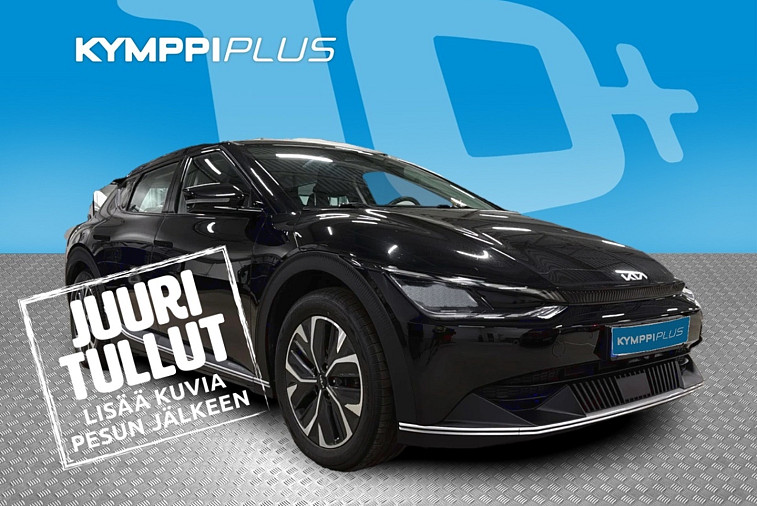 Kia EV6 AWD 77 kWh 325 hv - LED / Koukku / Lämpöpumppu / AppleCarPlay / AndroidAuto / Puolinahkaverhoilu / ACC / Navi /