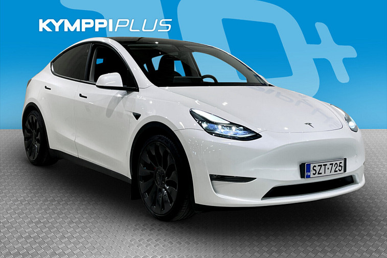 Tesla Model Y Performance - ** Matrix-Led / ACC / Apple Music / Spotify / Lämpöpumppu / Nahkasisusta / Panoraamakatto **