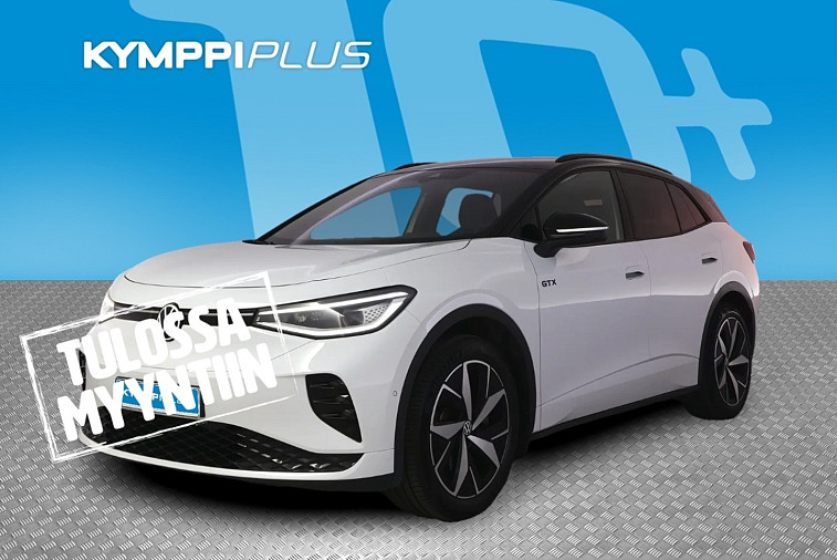 Volkswagen ID.4 GTX Dual Motor AWD,  akku 77 kWh - Matrix-LED / Alletaittuva koukku / AppleCarPlay/AndroidAuto / Lämpöpumppu / Keyless Go / Park Assist / ACC