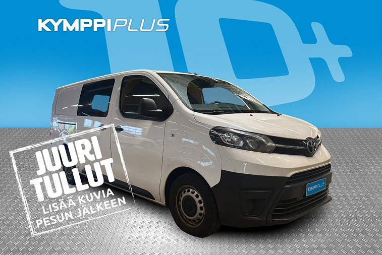 Toyota Proace L2 2,0 D 145 Automatic Edition 5-ovinen - ALV / Webasto kaukosäädöllä / Liukuovet molemminpuolin / Pariovet takana / Juuri huollettu!