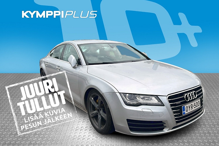 Audi A7 3,0 V6 TDI quattro S tronic Start-Stop - Juuri katsastettu ja huollettu / Suomi-auto / Nahkaverhoilu