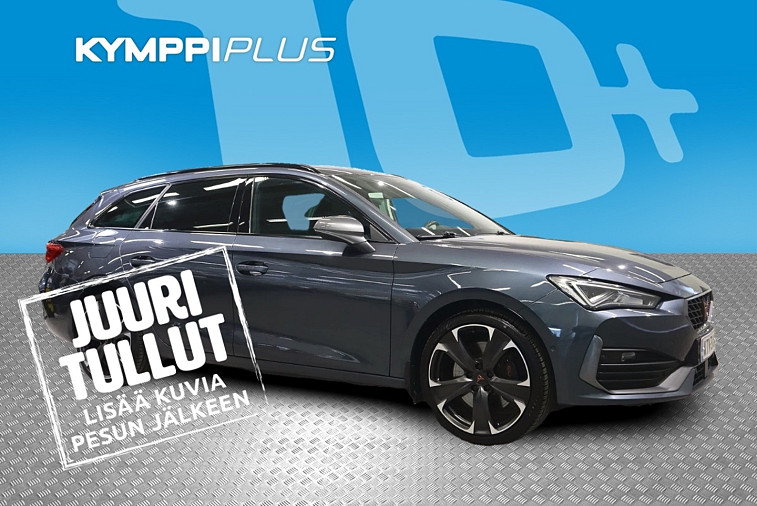 CUPRA Leon Sportstourer 1,4 PHEV 180 kW e-HYBRID DSG - ** Suomi-auto / Vetokoukku / Keyless / Digimittari / Peruutuskamera / Adapt. vak / Lämpöratti / Navi **