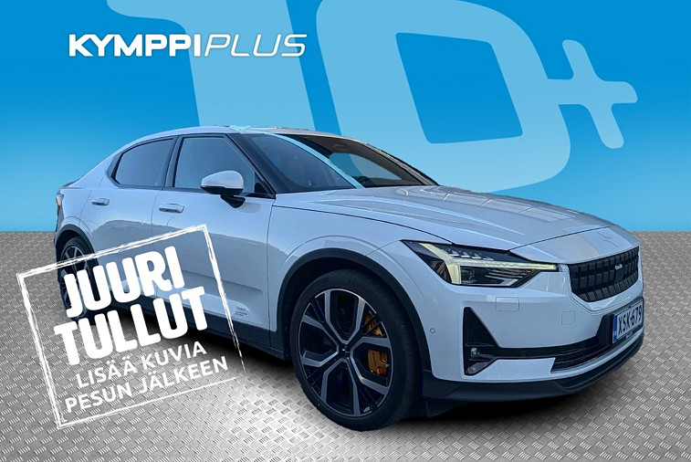 Polestar 2 Launch Edition, 300kW, 78kWh - Performance / Pilot / Plus / 2xrenkaat ja vanteet / Pixel led