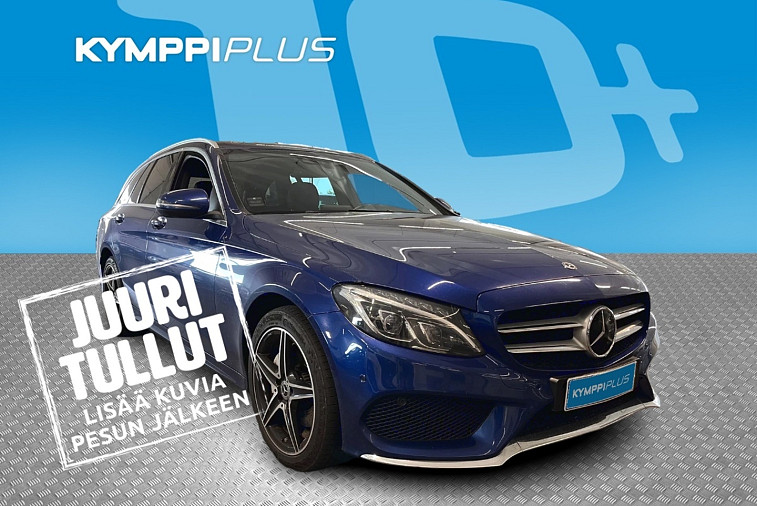Mercedes-Benz C 220 d T 4Matic A Business AMG - Upea C sarjalainen laadukkaasti varusteltuna! Burmester / Adapt. vakkari / Ohjausavustin / Koukku / Lohko ja sisäp. / Nahat / ILS LED