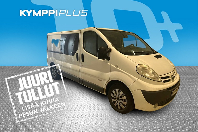 Nissan Primastar Van L2H1 M9R-A 2,0 dCi 115 DPF 6M/T EURO5 Glazed FD Glazed SSD Comfort - Polttoainetoiminen lisälämmitin / Ilmastointi / Peruutuskamera / Vanerointi / Pariovet / Hyllyt tavaratilassa
