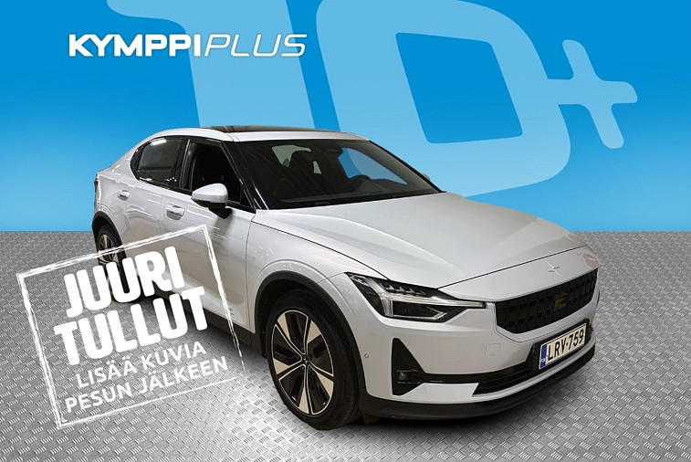 Polestar 2 Standard Range Single Motor, 170kW, 69kWh - Jatkotakuu voimassa 11 / 2027 / Plus / Pilot / Suomi-auto / 1 omistaja / Merkkiliikkeen huoltokirja