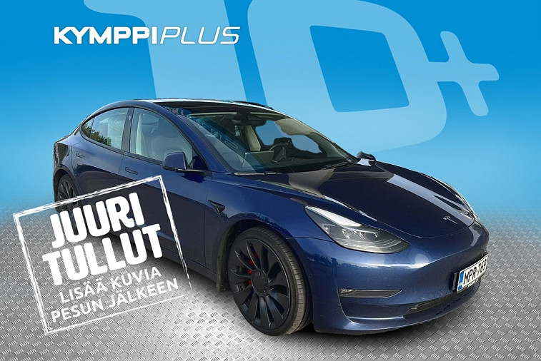 Tesla Model 3 Performance - Lämpöpumppu / Soh 93,2% / Matrix / Lasikatto / Amd Ryzen /